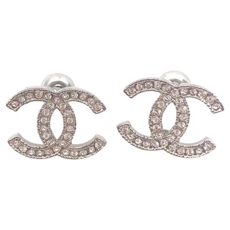 chanel ohrstecker|pre owned chanel earrings.